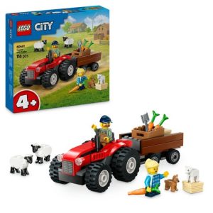 LEGO CITY TRATTORE AGRICOLO ROSSO CON RIM. 60461