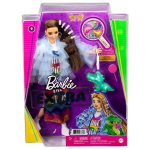 BARBIE EXTRA CASTANA PELLICCIA