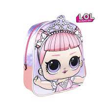 ZAINO INFANTILE 3D PREMIUM SEQUINS LOL