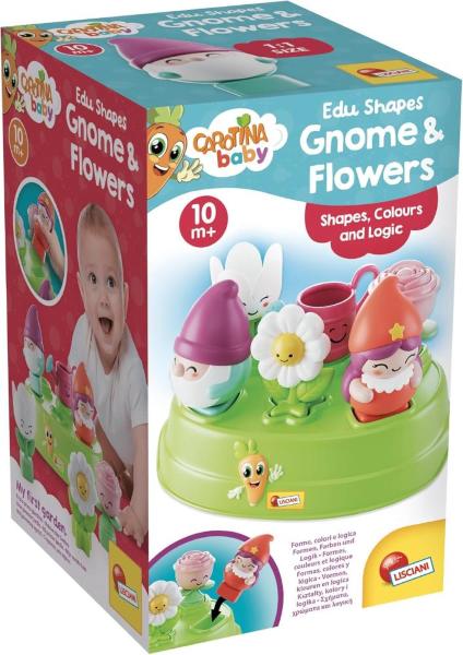 CAROTINA EDU SHAPES - GNOME AND FLOWERS
