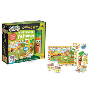 CAROTINA PENNA PARLANTE GLI UTILISSIMI I GIOCHI DELLA FATTORIA
