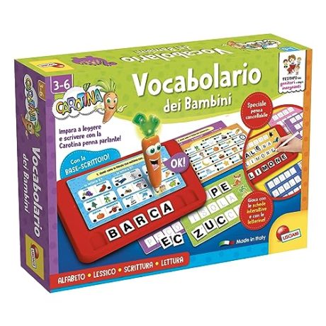 CAROTINA PENNA PARLANTE VOCABOLARIO DEI BAMBINI