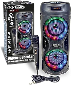 CASSA TORRE WIRELESS CON MICROFONO