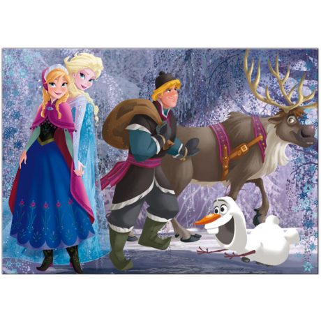 DISNEY PUZZLE DF MAXI FLOOR 108 FROZEN ON THE WALK