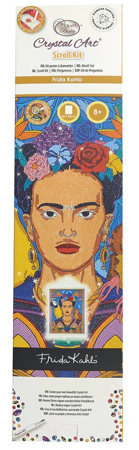 FRIDA KAHLO 40X50 CM CRYSTAL ART SCROLL