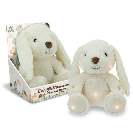 GOGO - CONIGLIO NINNA NANNA 25CM LUCE MUSICA
