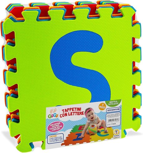 GOGO - TAPPETINI LETTERE 9 PZ