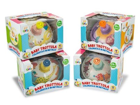 GOGO - TROTTOLA IN METALLO COLORATA