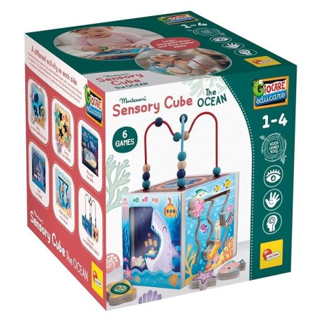 MONTESSORI LEGNO - SENSORY CUBE - THE OCEAN