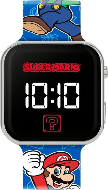 OROLOGIO DA POLSO DIGITALE LED SUPER MARIO