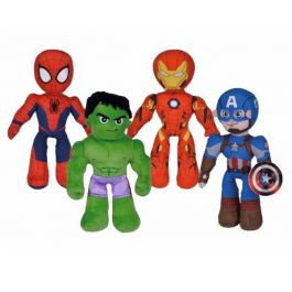 PELUCHE 25CM 4PZ AS. MARVEL AVENGERS POSEABLE