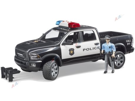 RAM 2500 POLIZIA PICKUP CON POLIZIOTTO BRUDER
