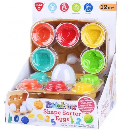 UOVA SELEZIONA FORME ARCOBALENO PLAY GO