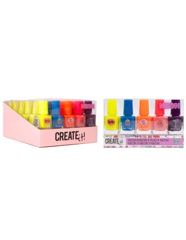 CREATE IT! SMALTI SET 5 PZ NEON