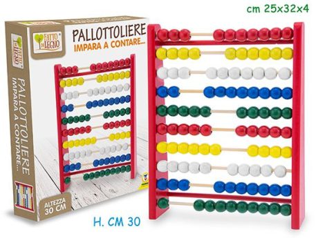 FATTO DI LEGNO - PALLOTTOLIERE CM 30X25X6