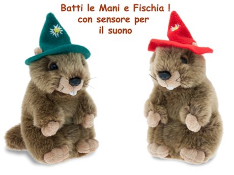 NICE & GOOD - MARMOTTA PELUCHE 18CM C/SUONO