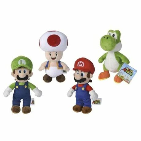 PELUCHE 20CM 4PZ ASS. SUPER MARIO
