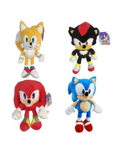 PELUCHE 30CM 6PZ ASS. SONIC