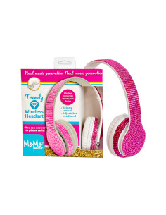 TRENDY CUFFIA WIRELESS PINK