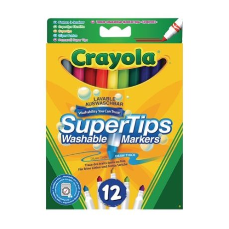 12 PENNARELLI SUPERPUNTA LAVABILI