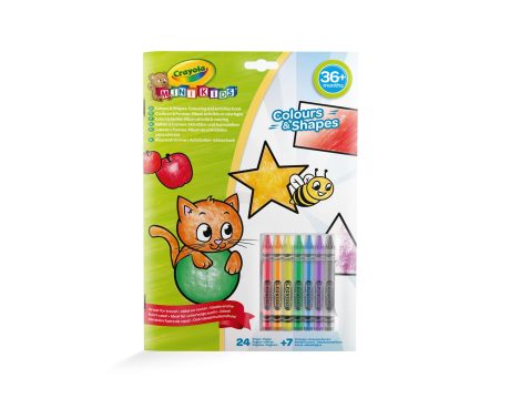 ALBUM DA COLORARE CON PASTELLI COLOR&SHAPE MK