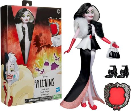 BAMBOLA PRINCIPESSE VILLAINS CRUDELIA