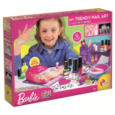 BARBIE MY TRENDY NAIL ART COLOUR CHANGE