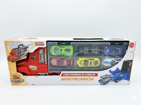 BISARCA CON AUTO DIE-CAST PICCOLA