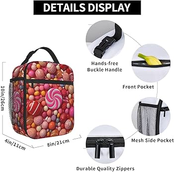 BORSA TERMICA CANDY WORLD 14 L 40X14X25 CM