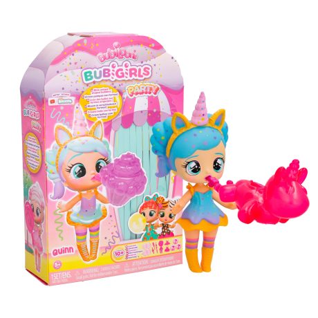 BUBILOONS BUBIGIRLS BAMBOLA 18 CM CONFIA PALLONCINI