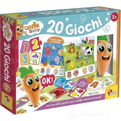 CAROTINA BABY PENNA PARLANTE 20 GIOCHI EDUCATIVI