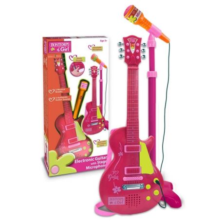CHITARRA ROCK CON MICROFONO DA PALCO