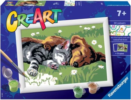 CREART SERIE E CLASSIC - CANE GATTO SONNO