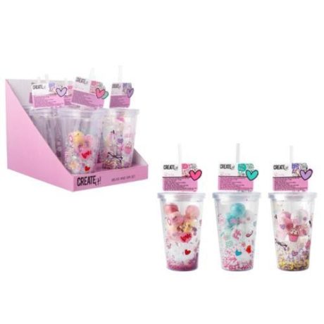 CREATE IT! BICCHIERE GLITTER E BOMBE 965
