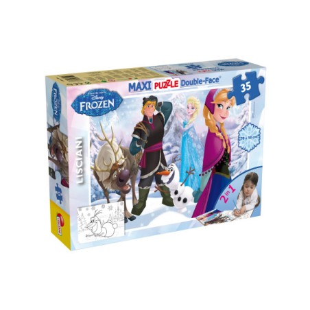 DISNEY PUZZLE DF MAXI FLOOR 35 FROZEN PLAYING ON THE ICE