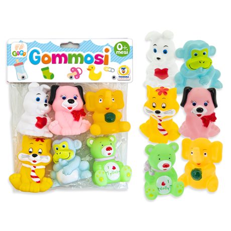 GOGO - GOMMOSI ANIMALI BUFFI 6 PZ