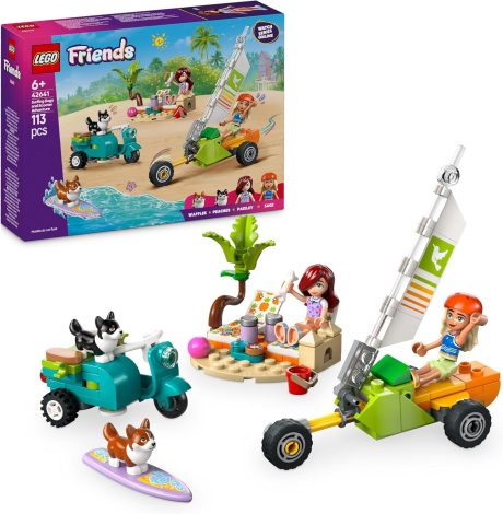 LEGO FRIENDS AVVENTURE CANINE SU WINDSKATE E SIDECAR 42641