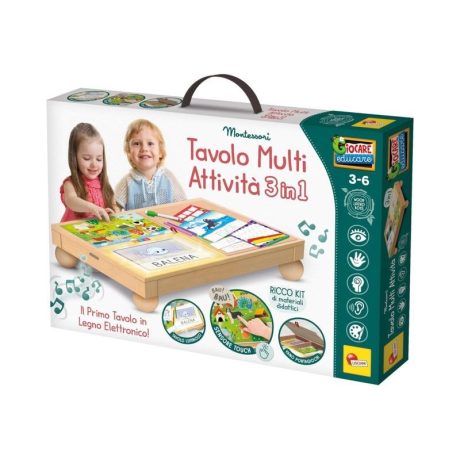 MONTESSORI LEGNO TAVOLO MULTI ATTIVITA'