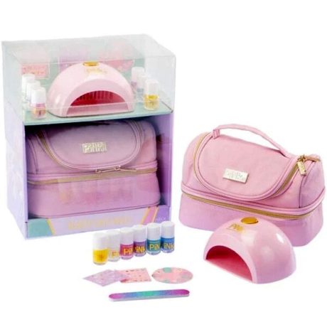 PINK IT BEAUTY CASE NAILS