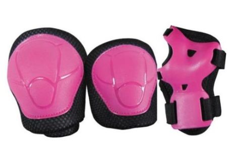 SET DI PROTEZIONI KIDS FUCSIA