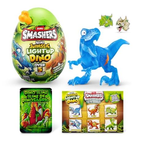 SMASHERS JURASSIC NANO LIGHT-UP DINO