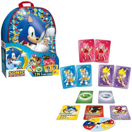 SONIC 2 IN 1 CARD GAMES IN A BACKPACK