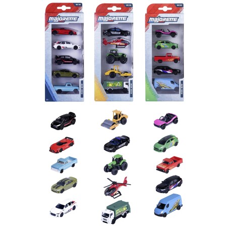 STREET CARS SET 5 PEZZI ASS.