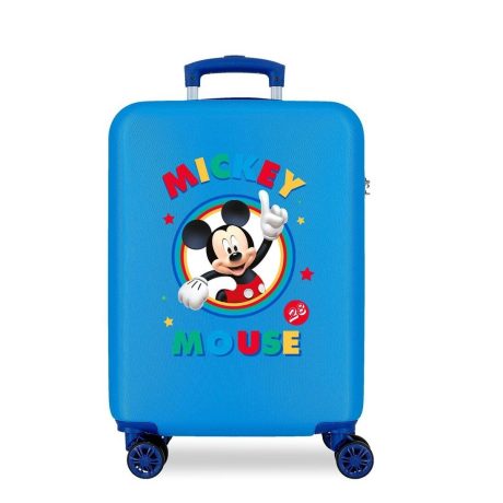 TROLLEY ABS 55CM. 4R. CIRCLE MICKEY AZUL