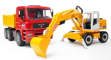 CAMION MAN CON RUSPA BRUDER