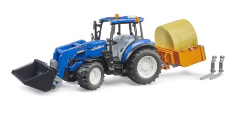 NEW HOLLAND T5 120 BRUDER CON PALA ANT.