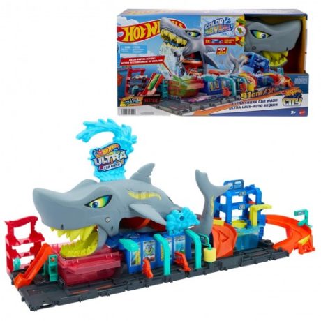 HOT WHEELS CITY AUTOLAVAGGIO MEGA SQUALO