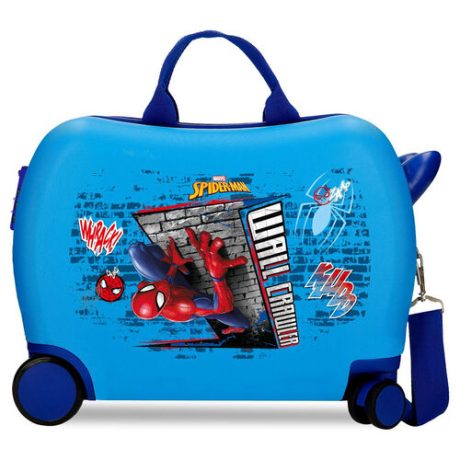 MALETA INF. ABS 4R. 50CM SPIDERMAN WALL
