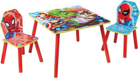 TAVOLO E SEDIE SPIDERMAN