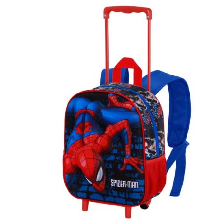 ZAINO TROLLEY ASILO 3D SPIDERMAN WALL